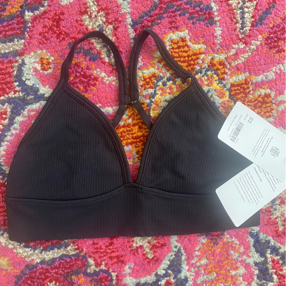 Athletes Aurora Triangle Bra- M NWT